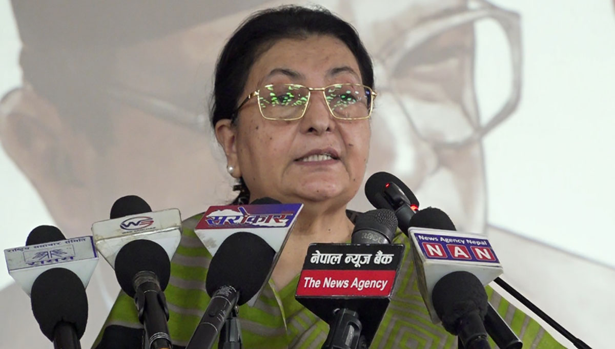 मदन भण्डारीका विचारको समयअनुकूल प्रयोग आवश्यक छ: पूर्वराष्ट्रपति भण्डारी