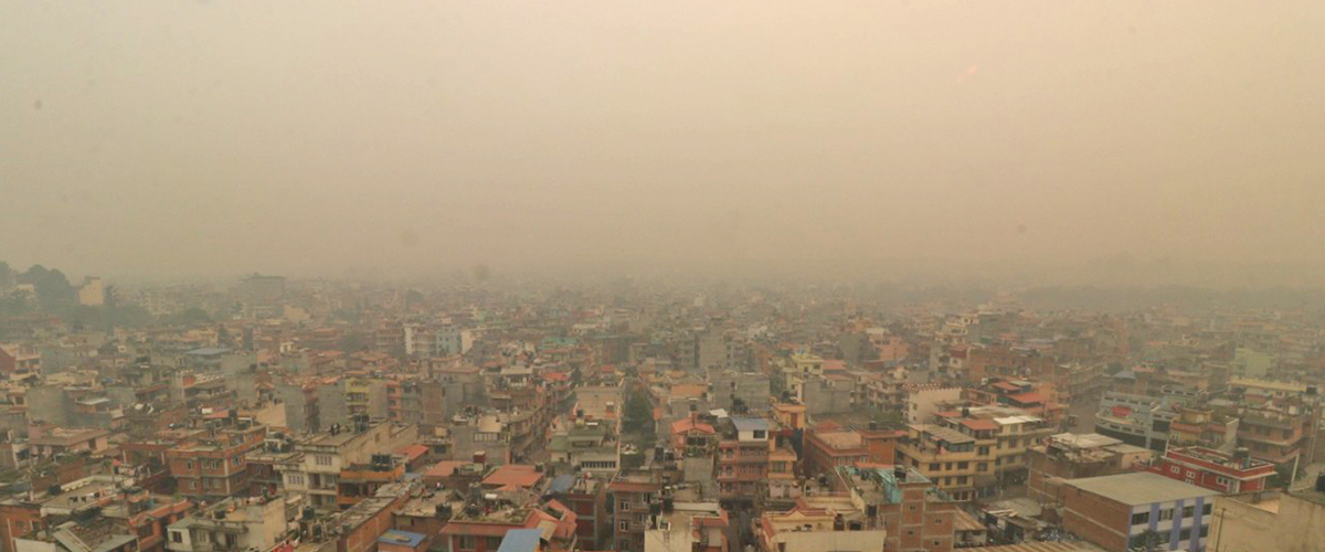 काठमाडौँमा फेरी बढ्यो वायु प्रदूषण, बन्यो विश्वकै सबैभन्दा धेरै प्रदूषित सहर